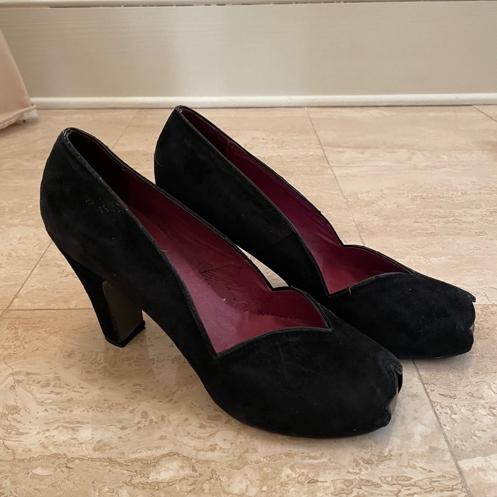 Black Tulip heels